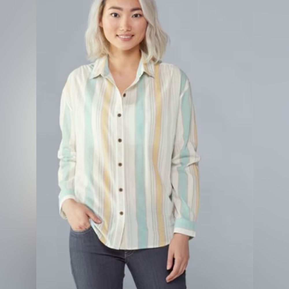 Patagonia NWT A/C Lightweight Boyfriend Shirt‎ Hemp Cotton Small